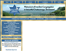 Tablet Screenshot of bnaizioncongregation.com